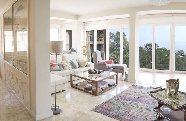 Spectacular penthouse for 8PAX with sea views, pool, parking, A/C, WIFI