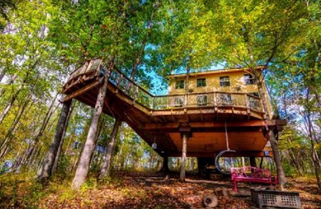 Stay in Tree House built by TreeHouse Master Pete Nelson ~ off the grid