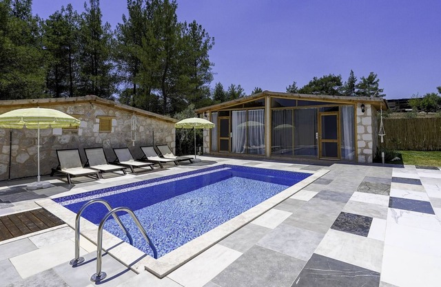 Stone Flat w Pool and Garden in Kas