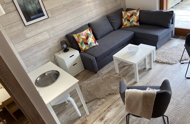 STUDIO + CABIN - PERFECT CONDITION - 500 M FROM THE SLOPES - GARAGE