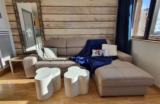 Studio with mountain corner Exceptional location in the resort