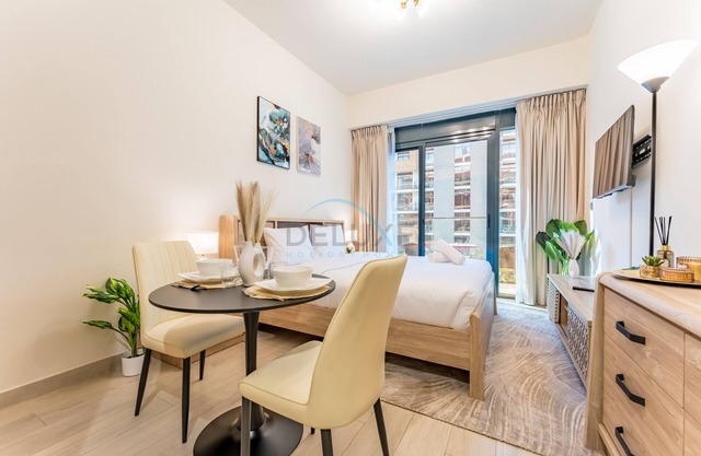 Studio with Pool and Community View, Near Soho Garden DXB and Meydan Golf Club