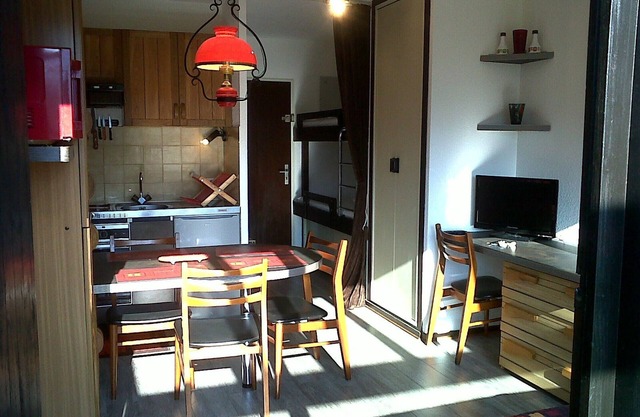 Studio with terrace - Les Brasses ski resort