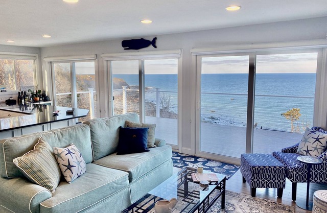 Stunning 160 degree Direct Ocean Views! Renovated & well appointed Bluff House