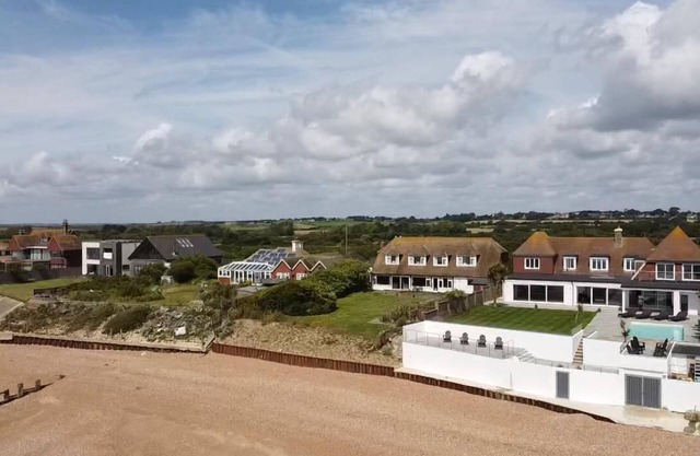 Stunning 8 bed Seaside Villa, Pool, Cinema, Bar, Private Beach. Sleeps 17