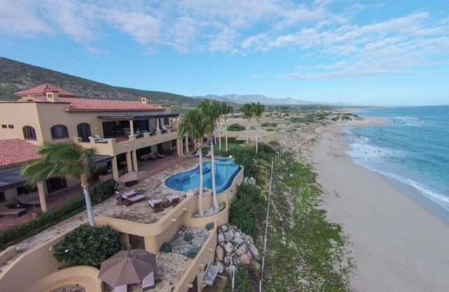Stunning Beach Front Hacienda with private beach and pool