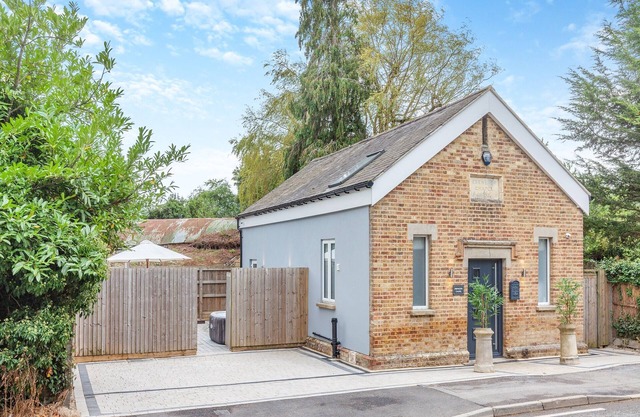 Stunning converted chapel with a spacious living area.