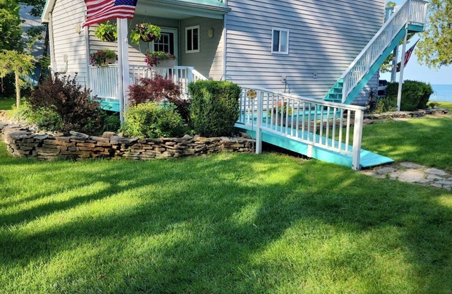 Stunning, fully appointed home on a sugar sand beach of Lake Huron.