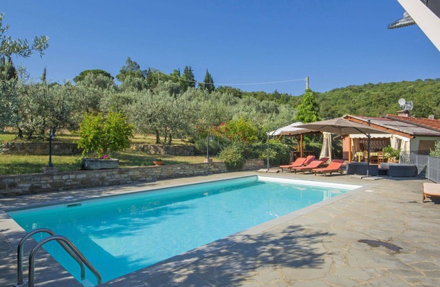 Stunning private villa with private pool, WIFI, TV, patio, pets allowed, panoramic view and park.