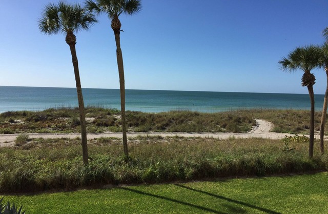 Stunning sunset views; Beachfront condo on central Longboat Key