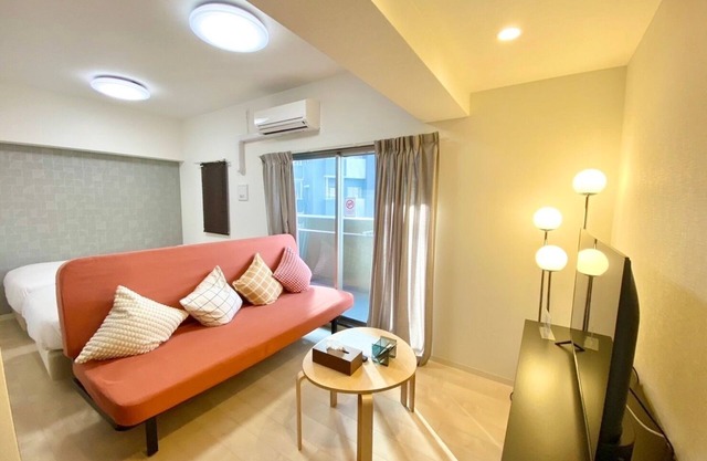STwin WOM Condominium5 minutes walk from Tamatsukuri Station Free WiFi - 203/Osaka Ōsaka