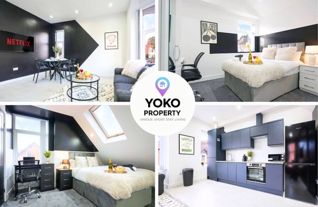Stylish 4 bedroom 4 bathroom Flat - Free Parking