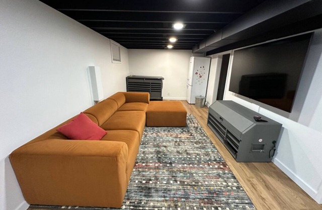 Stylish Basement Hideaway