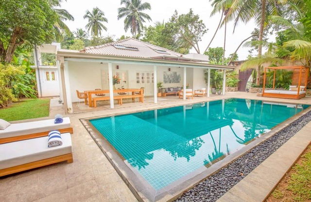 Stylish family villa with chef, close to beach