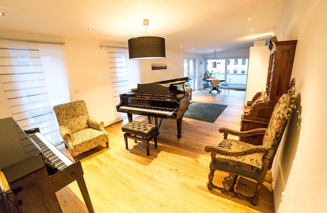 Stylish penthouse apartment with terrace in best location with grand piano