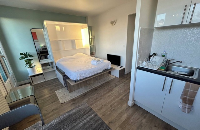 Stylish Studio 12 Min from Republique