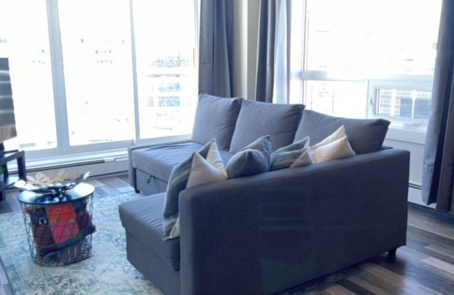 Sub Penthouse suite over looking the legislature grounds in Beautiful Edmonton .