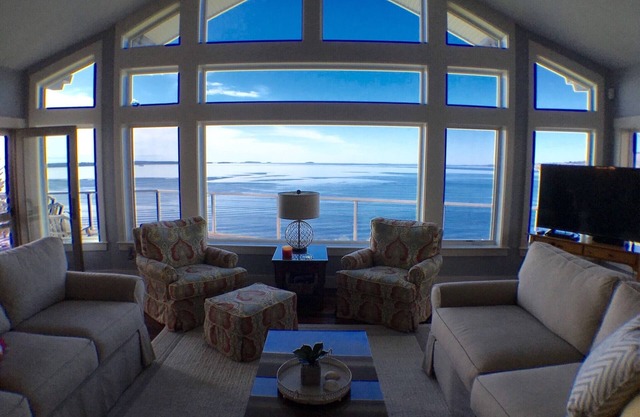 Summer 2026 calendar open! Enjoy panoramic ocean views from home near Camden