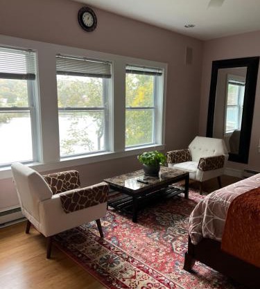 Sunny river view suite