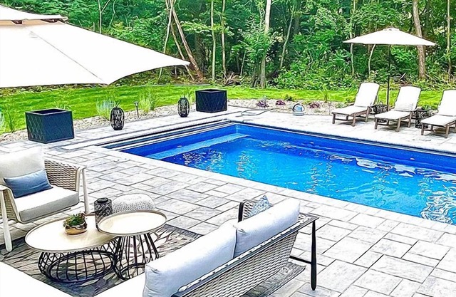 Sunset Fire & Waters Outdoor Oasis w/Salt Water Pool & Hot Tub, Fire Pit