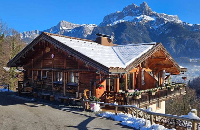 SUPERB LUXURY HALF CHALET 120M² 8 People in SALLANCHES.