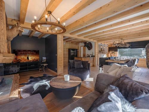 Superbe chalet pour 14 pers. avec spa, cheminée et fitness, à 10 min du centre de Morzine - FR-1-754-17