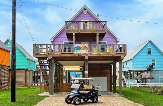 🌴Surfside Paradise#3-amazing views,golfcart🌴