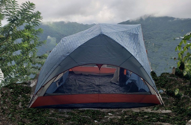 Surrounded by the forest is the Ohyo 3-Person Tent