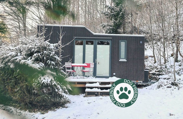 Sustainable vacation with a dog at the Green Tiny House Nature 8 in Osterode am Harz