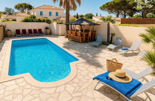 T3/35m2 at Rêve d'azur, Nartelle beach, pool & linen included