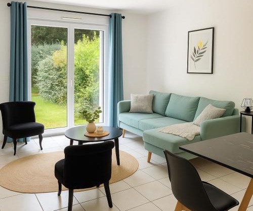 T3 cosy avec jardin et parking, calme et nature