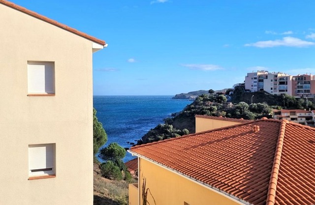 T4 climatisé à 2 min de la plage, parking privé, terrasse, pour 6 pers - Banyuls-sur-Mer - FR-1-309-359