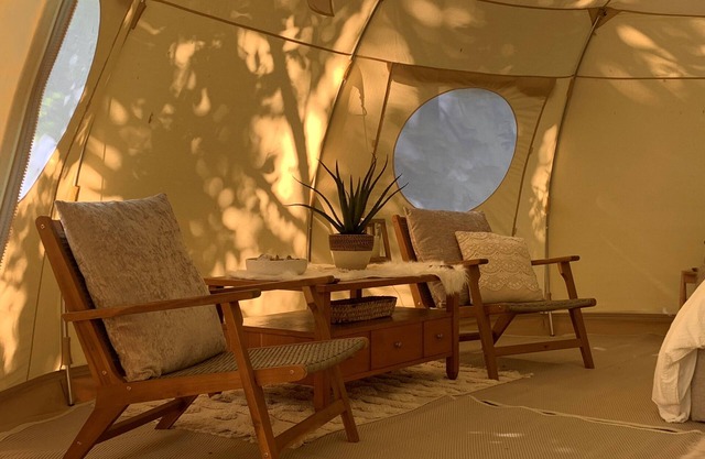 Tent "The Glade" with Private Terrace & Private Garden