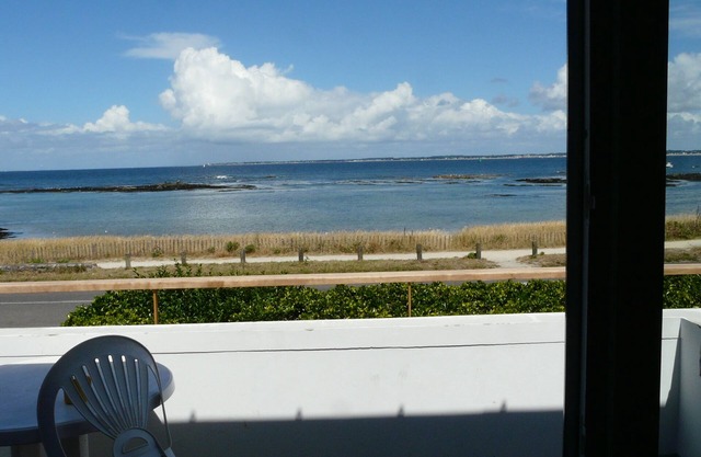 The Atlantic and the beach in front of the house.