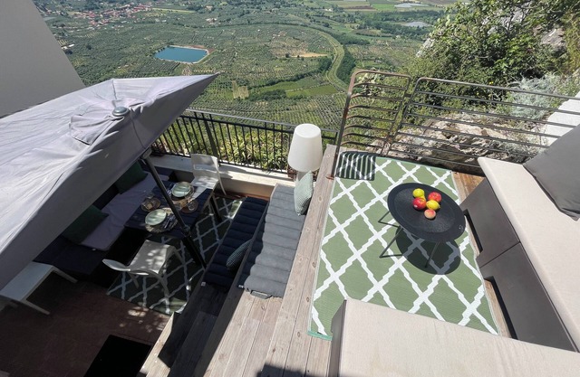 The Barn suite with outdoor living and breathtaking views