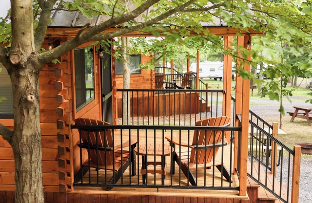The Bellefonte Campground presents: Tiny Home | 1 Bedroom with HOT TUB