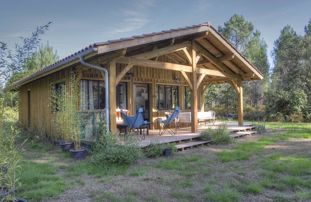 The Cabanon in the forest 6 km from the beaches