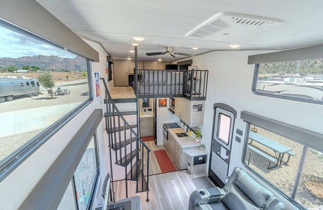 The Coyote Moon Tiny Home Destination Trailer Near Zion National Park