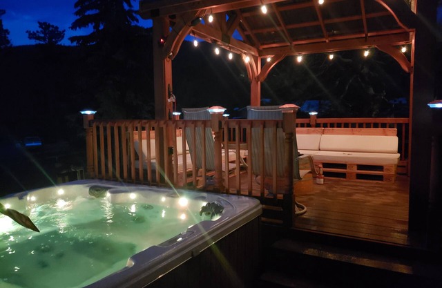 The echo @ squaw pass. This home was hand built. It's modest and very peaceful.