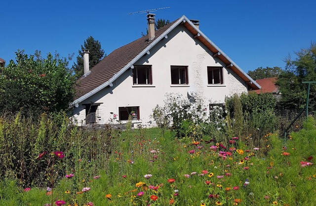 The gite de Fourg located in a village of Jura in France