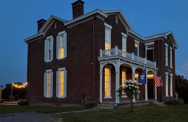 The Gridley House, a Recently Restored Historic Home on Pastoral Farm