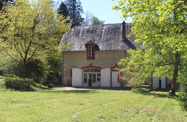the house from the garden