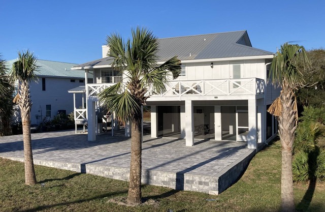 The House is fully renovated, located just steps away from the ocean.