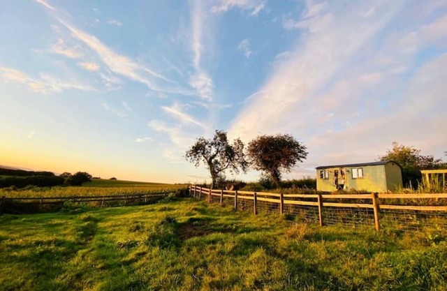 The Hut on the Hill - hottub, heating & stable.
