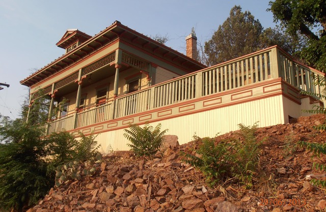 THE JOHN RIORDAN HOUSE. BUILT 1898. VACANT, BURIED FOR 60 YEARS, RESTORED 2012
