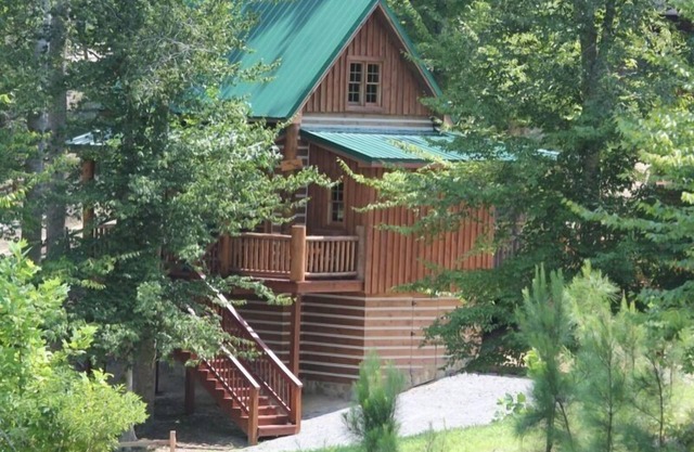 The little cabin on the mountainside