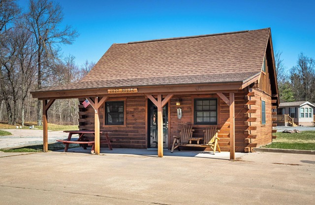The Loft Cabin at the Riviera Resort in Neillsville, Wisconsin!