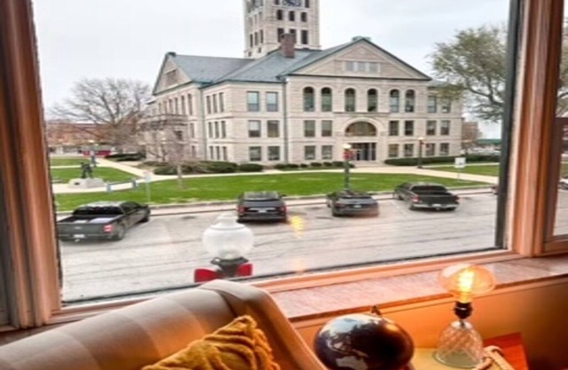 The Nest is a cozy 2-bedroom apartment on the Downtown Taylorville Square.