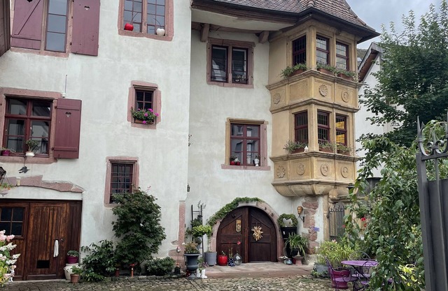 The oriel of the "cité des ménétriers