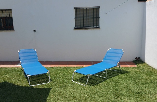 The palm house with sea views